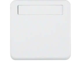 IP44 Pierścień oddzielający z pokrywą i polem opisowym biały 102259 HAGER