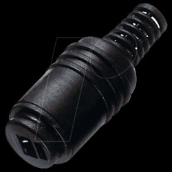 Loudspeaker coupler, screw fitting, black
