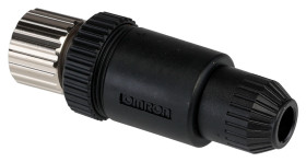 Złącze wielostykowe przemysłowe 4-pinowe M12 Montaż na kablu Gniazdo Omron