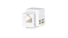 Gniazdo Utp Rj 45 Kat.6 Keystone Biały Em/Fa-2630Ak-8-C6