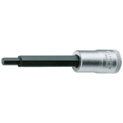 Gedore 1510118 Screwdriver Bit 3/8&quot; Long inside Hexagon 4 mm