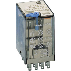 Finder 60.13.9.006.0040 Plug-in Relay 6 V DC 10 A 3 change-overs