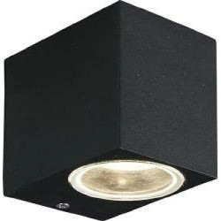 Oprawa elewacyjna OE-6 1xGU10 IP44 czarna WALLY-1-K-B