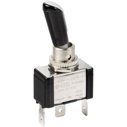 TruComponents 751493 Toggle switch Illuminated Off/On SPST Quick Connect