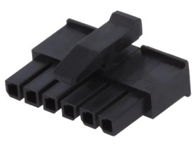 Wtyk przewód-przewód żeńskie Micro MATE-N-LOK 3mm 6-pin 250V 1445022-6