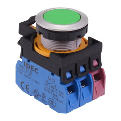 CW4B-M1E21G Green Metallic Momentary Push Button Switch 2NO-1NC IP65 IDEC