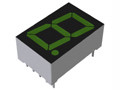 Wyświetlacz diodowy LED 7-segmentowy ze wspólną anodą 100 mcd RH DP, Zielony 14.6mm ROHM 572 nm