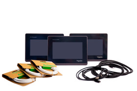 Zestaw startowy dotykowego panelu operatorskiego (HMI) 7 i Schneider Electric Edukacja