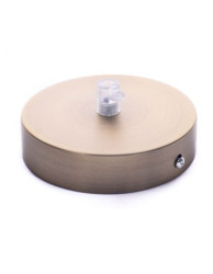 PODSUFITKA METALOWA OKRĄGŁA POJEDYNCZA MATOWY BRĄZ