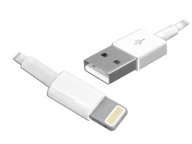 Przewód USB - Iphone 5s/6 biały