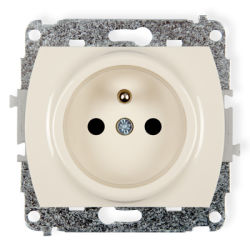 1GP-1z, Gniazdko pojedyncze z uziemeiniem,