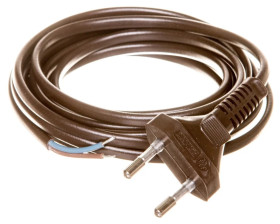 Przewód przyłączeniowy bez wyłącznika /woreczek/ 300cm brązowy SP3,0(2X0,75)BRA PRW10000464