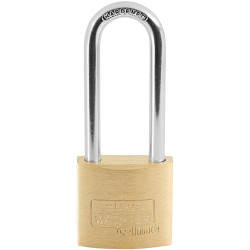 Burg W&#xE4;chter 33651 Padlock 30mm Brass Key Steel-Hard High Headband