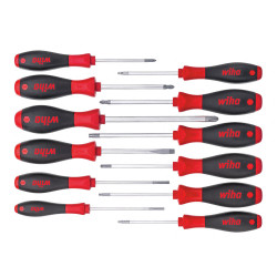 Wiha 41002 SoftFinish&#xAE; Screwdriver Set, 12 Piece