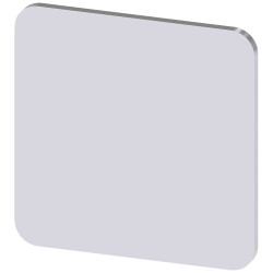 Siemens 3SU19000AF810AA0 SIRIUS ACT Label Plate 22x22mm Silver 10 pcs