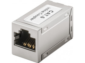 Łącznik beczka RJ45 Modular coupler, CAT 6, CAT 6 - RJ45...