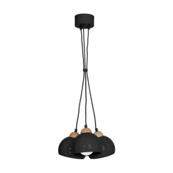 Lampa wisząca dama black 3xE27 MLP6580