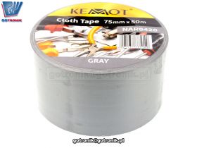 TaĹma klejÄca zbrojona szerokoĹÄ 75mm 50m szara