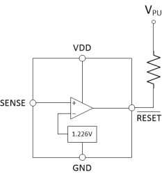 Small-size comparator with integrated reference
