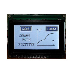 WYŚWIETLACZ GRAFICZNY LCD 128x64 A K/W FHW Biały