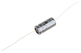 Kondensator 100μF 63V dc Osiowy, Otwór przelotowy RS PRO 10 (Dia.) x 21mm