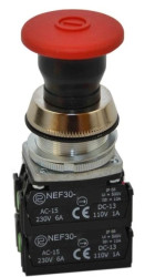 Przycisk bezpieczenstwa 30mm 2Z 2R IP66 przez pociągnięcie W0-NEF30-UDR 2X2Y C