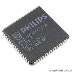 P83C562EFA-024 UPC 8Bit ADC UART SMD-PLCC68 PHILIPS