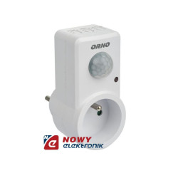 Gniazdo z czujn.ruchu 120st. sterowane z PIR VIRONE