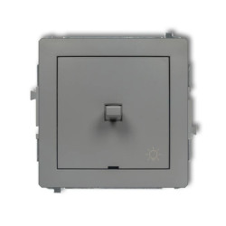DECO Przycisk /światło/ w stylu amerykańskim szary mat 27DWPUS-5