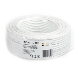 Kabel antenowy RG6U/50m CCS100 LIBOX