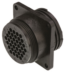 Złącze wielostykowe przemysłowe 37-pinowe, panelowe Gniazdo TE Connectivity