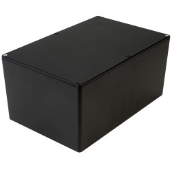 Hammond 1550HBK IP54 Diecast Aluminium Enclosure Black (222 x 146 x 105mm)