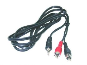 PRZEWOD JACK 2*RCA 2.5M
