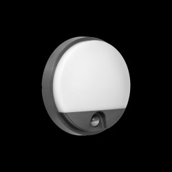 Oprawa zewnętrzna AGAT LED 10W szara PIR 140st 800lm IP54 4K AD-OP-6111GLPMR4 Orno