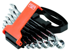 Zestaw narzędzi nastawnych Zestaw kluczy oczkowych Bahco 8 → 17 mm 6 szt. Stal stopowa