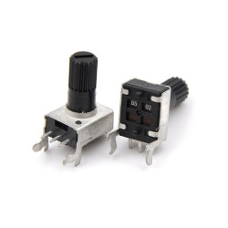 POTENCJOMETR OBROTOWY 100K OHM LINIOWY RV09-B100K 12,5mm POZIOMY (5 SZTUK) (POT-100K-POZ)