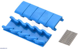 Pololu Miniature Track Link and Pin - Blue (10-Pack)
