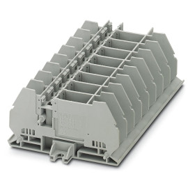 Złączka szynowa do odłączanych obwodów testowych Phoenix Contact poziomy: 1 26 → 10AWGŚruba RBO 5-T-F-B 800 V