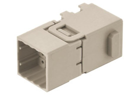 Wzmocnione złącze zasilania 6-pinowe HARTING 16A 32 V Męski