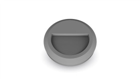 Oprawa Schodowa Led Vt-1142 2W 4000K 60Lm Okrągły Szary 1318