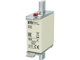 Wkładka topikowa przemysłowa szybka NH000/WT-00C gF 40A/400V 004119203 ETI
