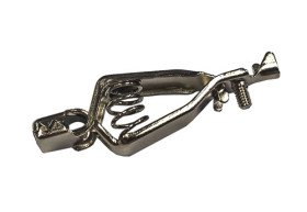 Zacisk krokodylkowy 10A Nie 9mm Srebrny RS PRO