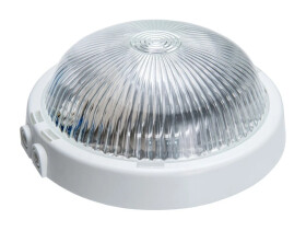 Oprawa TRIO, E27, 100W, biała-polipropylen, 2xdławik, klosz przeźroczysty-szkło, IP44 A2120