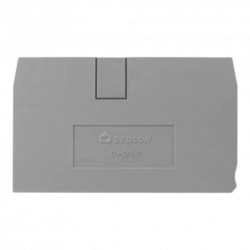 Płytka końcowa do złączki szynowej 6mm2 DS6 DGN 4050