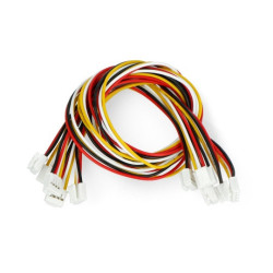 Grove - zestaw 5 przewodów żeńsko-żeńskich 4-pin - 2mm/30cm z zatrzaskiem
