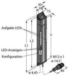 Czujnik umiejscowienia Turck 3051918 1 szt.