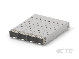 Zespół klatki SFP, seria: SFP56, typ: Zespół klatki, l. portów: 4, 40-pinowe