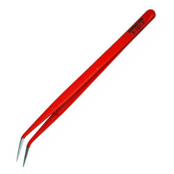 Bernstein 5-107-1 Engineer&#xB4;s Tweezers 150mm Bent Tips Antiallergical Coating
