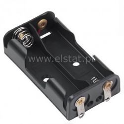 Koszyk na baterie 2XR6 ( II ) 1 strona + styk