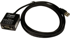 Kabel konwertera złącze A USB A złącze B D-sub, 9-pinowe rodzaj A Męskie rodzaj B Męskie Exsys